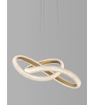 Lampy wiszące - Luces Exclusivas AMECA Wisząca Nowoczesna złoty i odcienie złota 1xLED max 41,5W 3000K LE42816 - produkt 2