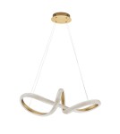 Lampy wiszące - Luces Exclusivas AMECA Wisząca Nowoczesna złoty i odcienie złota 1xLED max 42W 3000K LE42817 - produkt 1