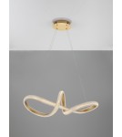 Pendant lamps - Luces Exclusivas AMECA Pendant Modern Gold and shades of gold 1xLED max 42W 3000K LE42817 - product 2