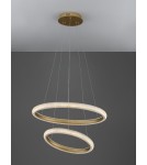 Pendant lamps - Luces Exclusivas AMECA Pendant Modern Gold and Gold Shades 1xLED max 41,5W 3000K LE42818 - product 2