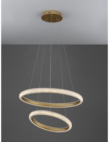 Luces Exclusivas AMECA Pendant Modern Gold and Gold Shades 1xLED max 41,5W 3000K LE42818 - product 2