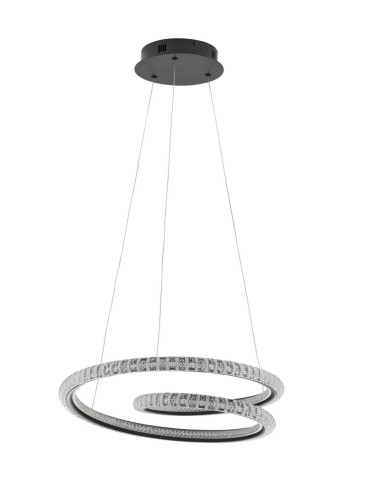 Luces Exclusivas TEPIC Pendant Modern Black 1xLED max 45W 3000K LE42819