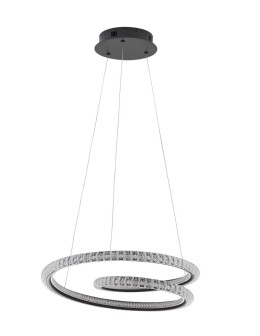 Luces Exclusivas TEPIC Wisząca Nowoczesna czarny 1xLED max 45W 3000K LE42819