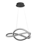 Pendant lamps - Luces Exclusivas TEPIC Pendant Modern Black 1xLED max 56W 3000K LE42820 - product 1