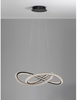 Luces Exclusivas TEPIC Wisząca Nowoczesna czarny 1xLED max 56W 3000K LE42820 - produkt 2