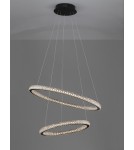 Lampy wiszące - Luces Exclusivas TEPIC Wisząca Nowoczesna czarny 1xLED max 54W 3000K LE42821 - produkt 3
