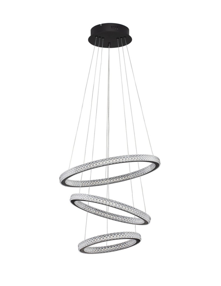 Lampy wiszące - Luces Exclusivas TEPIC Wisząca Nowoczesna czarny 1xLED max 69W 3000K LE42822 - produkt kolory-swiatla.pl 1