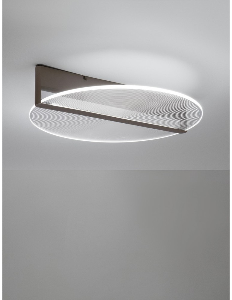Ceiling lamps - Luces Exclusivas TONALA Ceiling Modern brown and shades of brown 1xLED max 36W 3000K LE42823 - product kolory-swiatla.pl 2