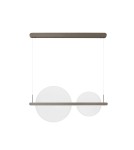 Pendant lamps - Luces Exclusivas TONALA Pendant Modern brown and shades of brown 1xLED max 42W 3000K LE42825 - product 1