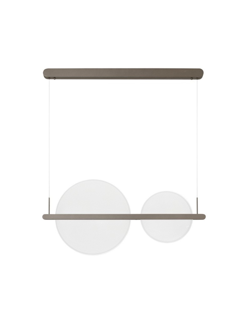 Pendant lamps - Luces Exclusivas TONALA Pendant Modern brown and shades of brown 1xLED max 42W 3000K LE42825 - product kolory-swiatla.pl 1