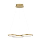 Pendant lamps - Luces Exclusivas GARCIA Pendant Modern gold and gold shades 1xLED max 28W 3000K LE42826 - product 1