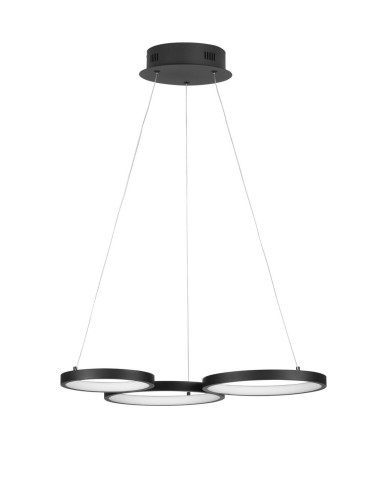 Luces Exclusivas GARCIA Pendant Modern Black 1xLED max 28W 3000K LE42827