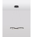 Pendant lamps - Luces Exclusivas GARCIA Pendant Modern Black 1xLED max 28W 3000K LE42827 - product 2