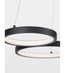 Lampy wiszące - Luces Exclusivas GARCIA Wisząca Nowoczesna czarny 1xLED max 28W 3000K LE42827 - produkt 3