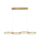 Lampy wiszące - Luces Exclusivas GARCIA Wisząca Nowoczesna złoty i odcienie złota 1xLED max 41W 3000K LE42828 - produkt 1