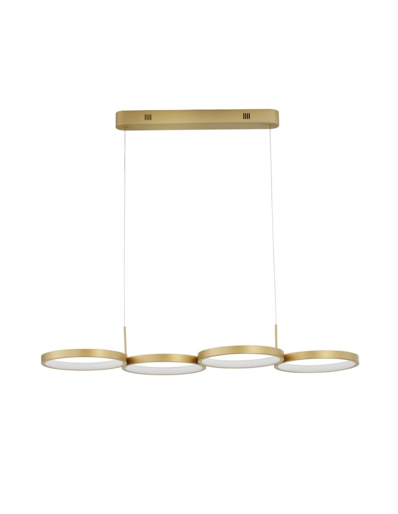 Lampy wiszące - Luces Exclusivas GARCIA Wisząca Nowoczesna złoty i odcienie złota 1xLED max 41W 3000K LE42828 - produkt kolory-swiatla.pl 1