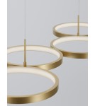 Pendant lamps - Luces Exclusivas GARCIA Pendant Modern gold and gold shades 1xLED max 41W 3000K LE42828 - product 3