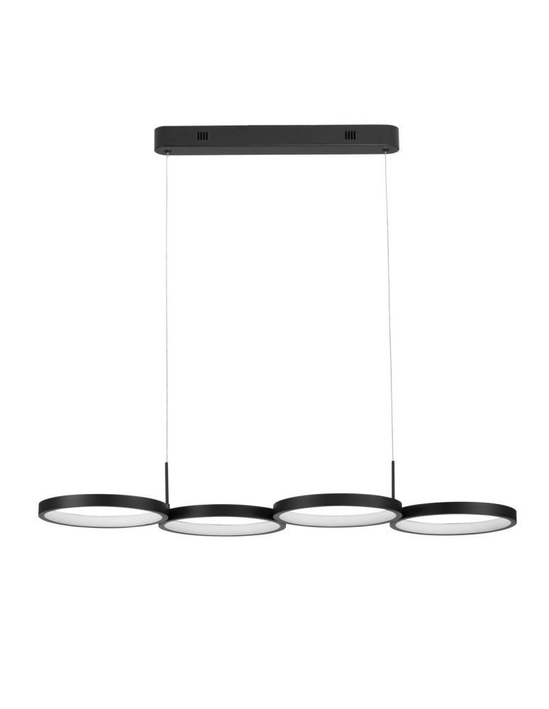 Pendant lamps - Luces Exclusivas GARCIA Pendant Modern Black 1xLED max 41W 3000K LE42829 - product kolory-swiatla.pl 1