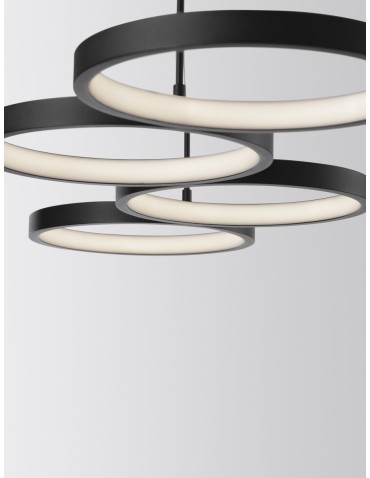 Luces Exclusivas GARCIA Wisząca Nowoczesna czarny 1xLED max 41W 3000K LE42829 - produkt 2