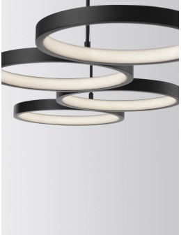 Luces Exclusivas GARCIA Pendant Modern Black 1xLED max 41W 3000K LE42829 - product 2