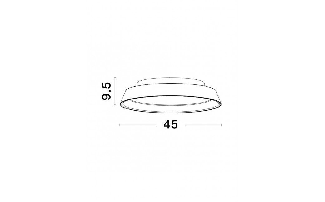 Luces Exclusivas CHALCO Sufitowa Nowoczesna czarny 1xLED max 30W 3000K LE42831