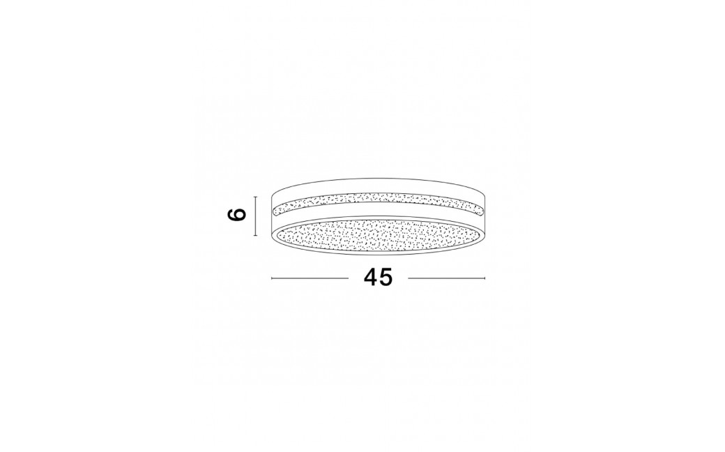 Luces Exclusivas TIJUANA Sufitowa Nowoczesna czarny 1xLED max 30W 3000K LE42832