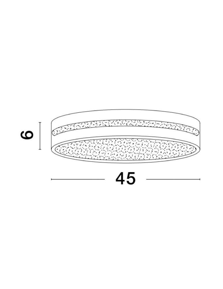 Ceiling lamps - Luces Exclusivas TIJUANA Modern Ceiling White 1xLED max 30W 3000K LE42833 - product kolory-swiatla.pl 2