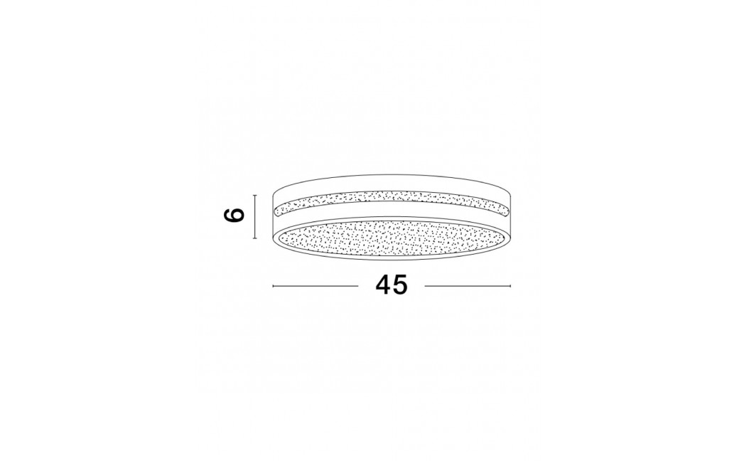 Luces Exclusivas TIJUANA Sufitowa Nowoczesna biały 1xLED max 30W 3000K LE42833