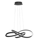 Lampy wiszące - Luces Exclusivas CHIAPAS Wisząca Nowoczesna czarny 1xLED max 54W 3000K LE42834 - produkt 1