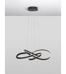 Lampy wiszące - Luces Exclusivas CHIAPAS Wisząca Nowoczesna czarny 1xLED max 54W 3000K LE42834 - produkt 2