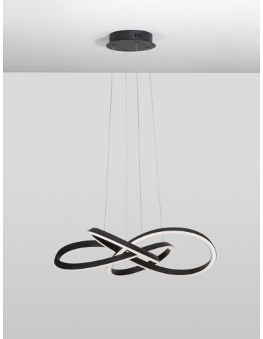 Luces Exclusivas CHIAPAS Pendant Modern Black 1xLED max 54W 3000K LE42834 - product 2