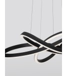 Lampy wiszące - Luces Exclusivas CHIAPAS Wisząca Nowoczesna czarny 1xLED max 54W 3000K LE42834 - produkt 3