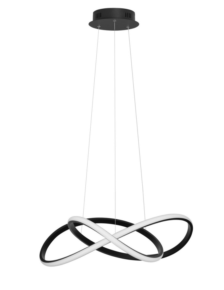 Lampy wiszące - Luces Exclusivas CHIAPAS Wisząca Nowoczesna czarny 1xLED max 28W 3000K LE42835 - produkt kolory-swiatla.pl 1