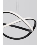 Lampy wiszące - Luces Exclusivas CHIAPAS Wisząca Nowoczesna czarny 1xLED max 28W 3000K LE42835 - produkt 2