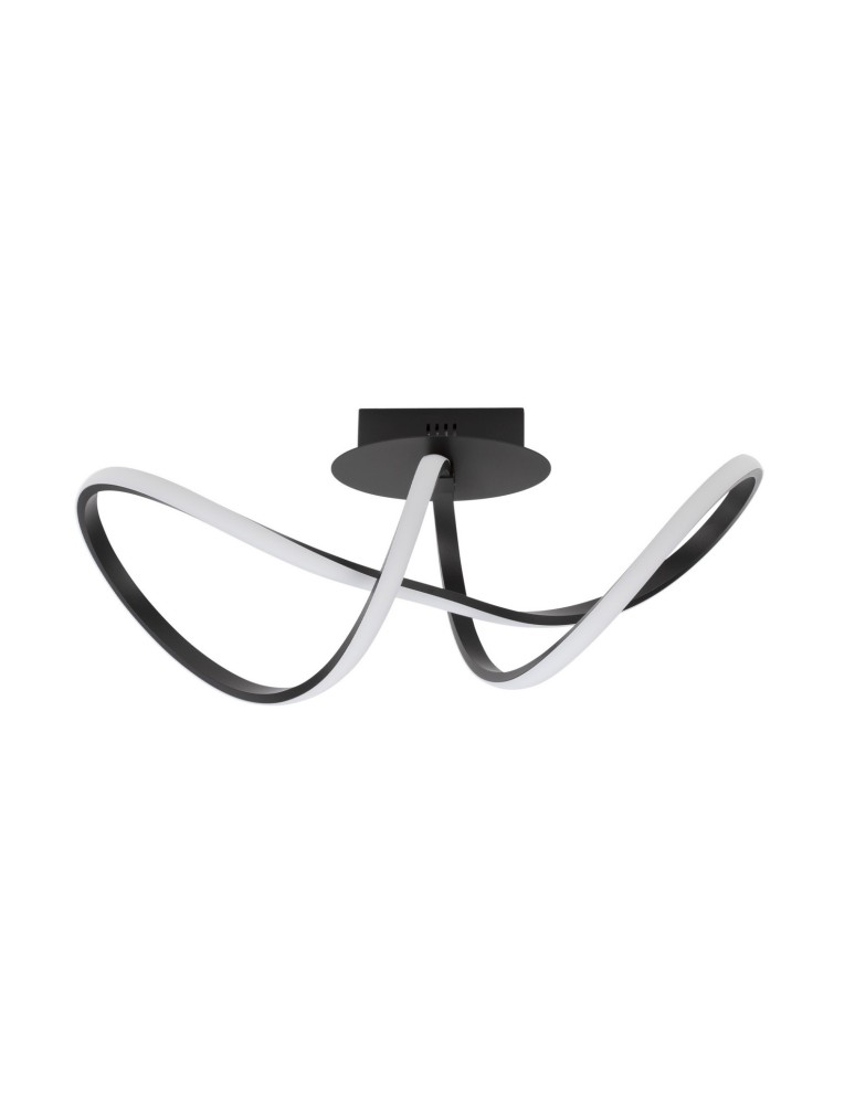 Ceiling lamps - Luces Exclusivas CHIAPAS Modern Ceiling Black 1xLED max 23W 3000K LE42836 - product kolory-swiatla.pl 1