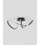 Ceiling lamps - Luces Exclusivas CHIAPAS Modern Ceiling Black 1xLED max 23W 3000K LE42836 - product 2