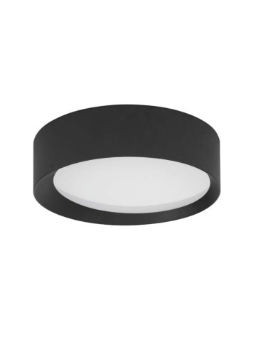 Luces Exclusivas MUZQUIZ Sufitowa Nowoczesna czarny 1xLED max 30W 3000K LE42840