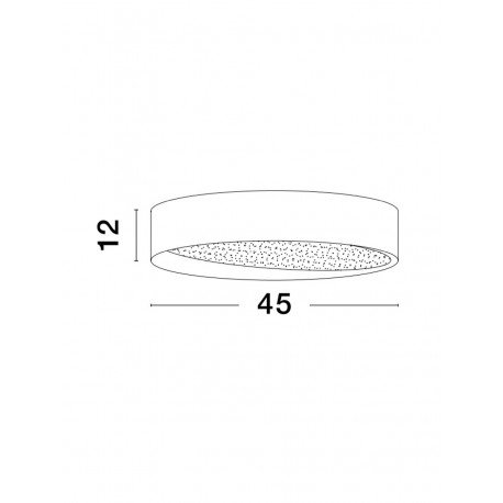 Luces Exclusivas MUZQUIZ Sufitowa Nowoczesna czarny 1xLED max 30W 3000K LE42840