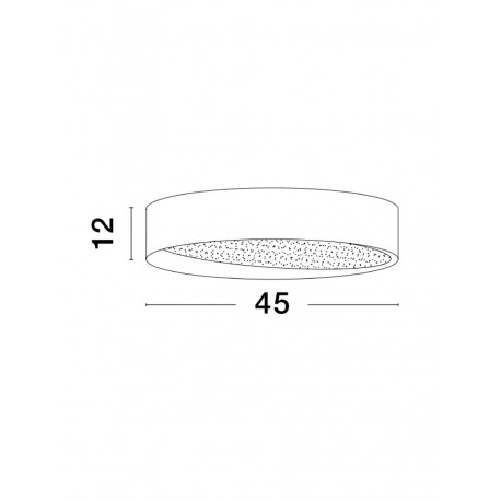 Luces Exclusivas MUZQUIZ Sufitowa Nowoczesna biały 1xLED max 30W 3000K LE42841