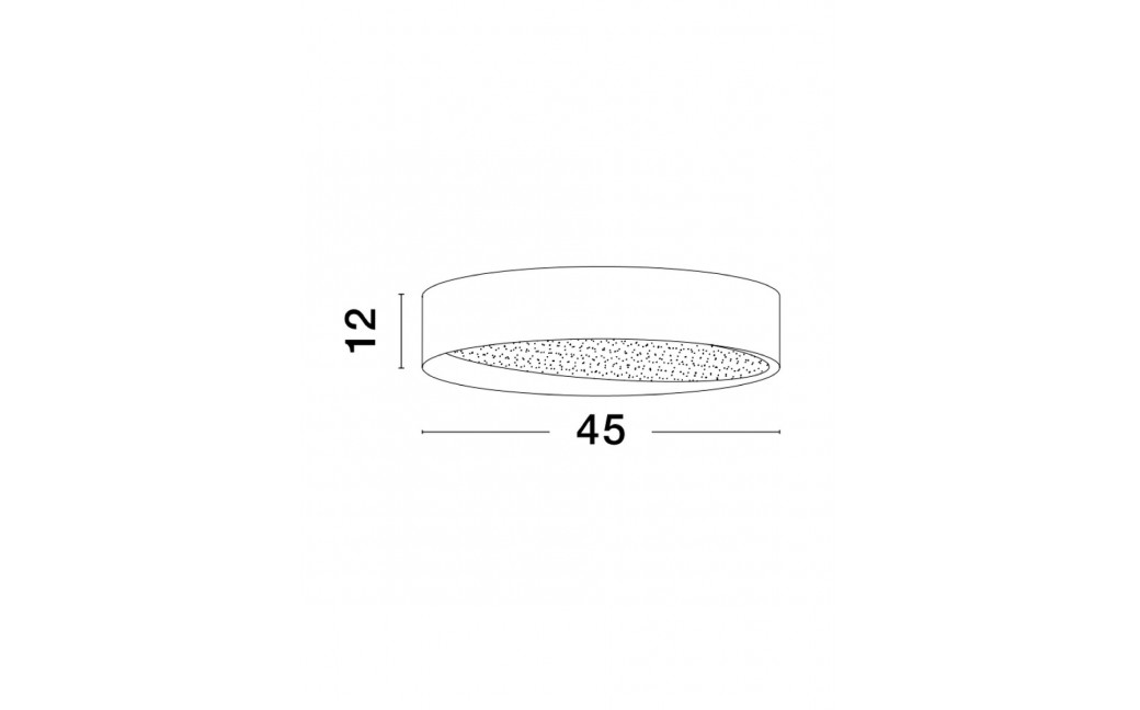 Luces Exclusivas MUZQUIZ Sufitowa Nowoczesna biały 1xLED max 30W 3000K LE42841