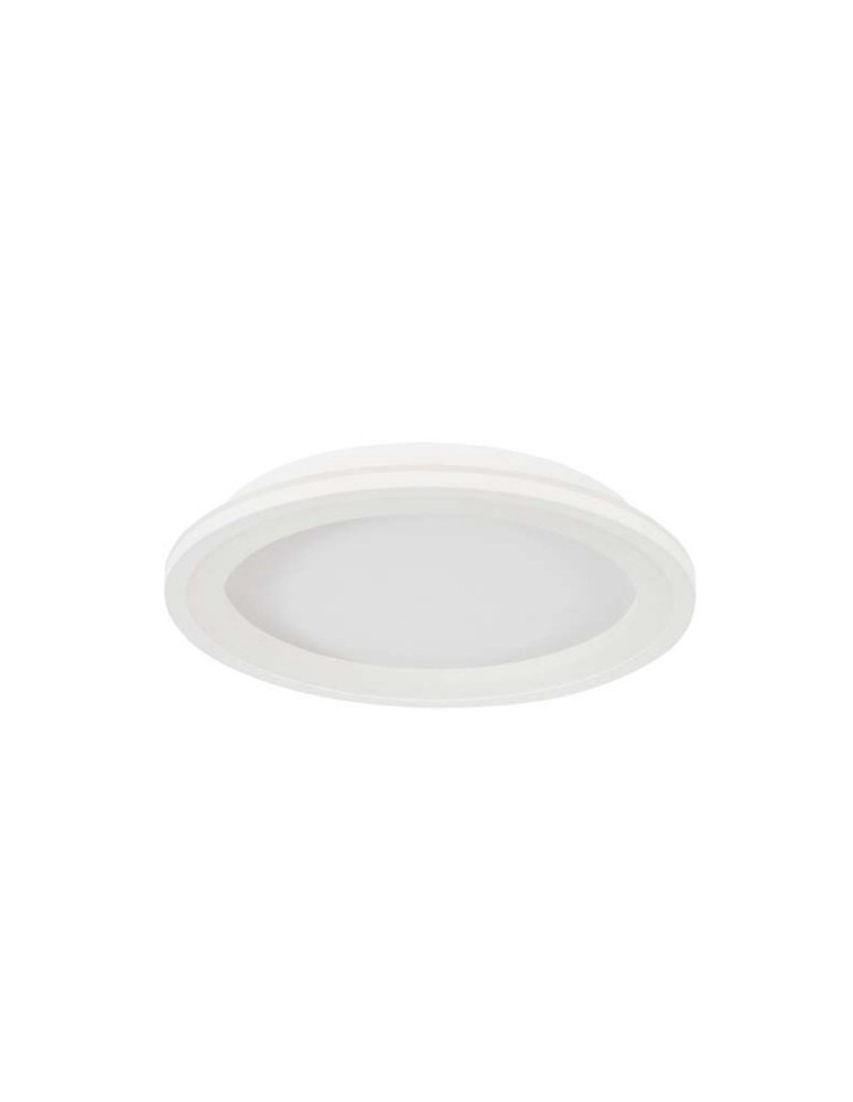 Ceiling lamps - Luces Exclusivas SABINAS Ceiling Modern White 1xLED max 30W 3000K LE42843 - product kolory-swiatla.pl 1