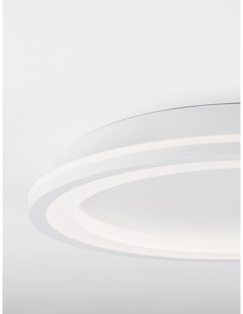 Ceiling lamps - Luces Exclusivas SABINAS Ceiling Modern White 1xLED max 30W 3000K LE42843 - product kolory-swiatla.pl 2