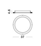 Ceiling lamps - Luces Exclusivas SABINAS Ceiling Modern White 1xLED max 30W 3000K LE42843 - product 3
