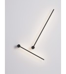 Wall lamps - Luces Exclusivas TECOMAN Wall-mounted Modern Black 1xLED max 25W 3000K LE42850. - product 2