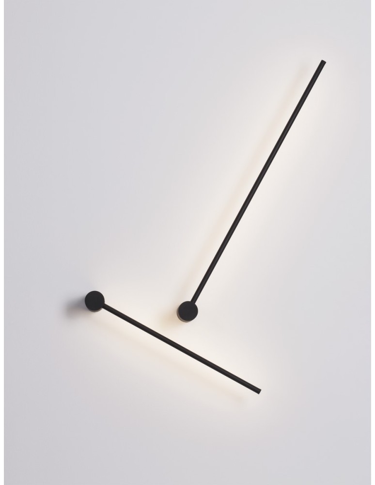 Wall lamps - Luces Exclusivas TECOMAN Wall-mounted Modern Black 1xLED max 25W 3000K LE42850. - product kolory-swiatla.pl 2