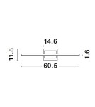 Wall lamps - Luces Exclusivas HIDALGO Wall-mounted Modern Black 1xLED max 12,5W 3000K LE42861 - product 4