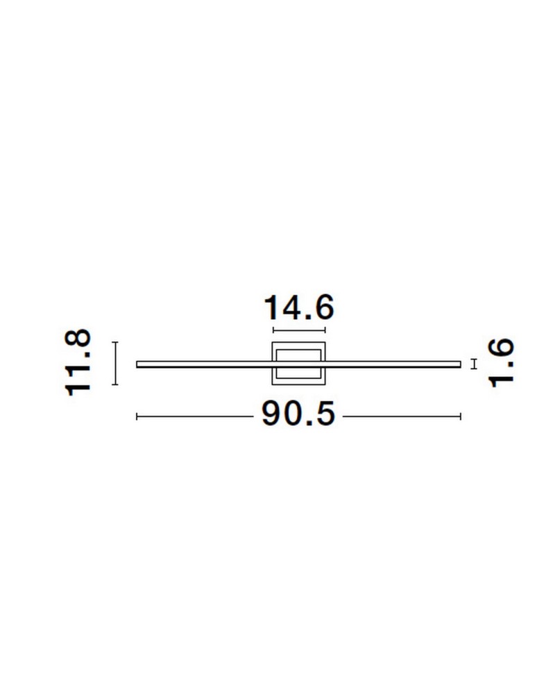 Wall lamps - Luces Exclusivas HIDALGO Wall-mounted Modern Black 1xLED max 21W 3000K LE42862. - product kolory-swiatla.pl 3