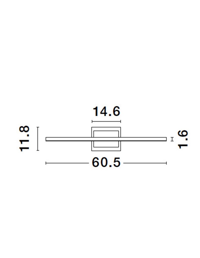 Wall lamps - Luces Exclusivas HIDALGO Wall-mounted Modern White 1xLED max 12.5W 3000K LE42864 - product kolory-swiatla.pl 3