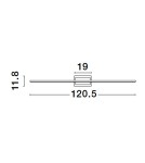 Wall lamps - Luces Exclusivas HIDALGO Wall-mounted Modern White 1xLED max 28.5W 3000K LE42866 - product 3