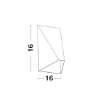 Wall lamps - Luces Exclusivas PACHUCA Wall-mounted Modern Black 1xLED max 3W 3000K LE42868 - product 2